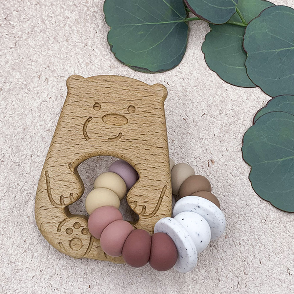 Teething Rattles and Rings - BalticTinyLeaf.com